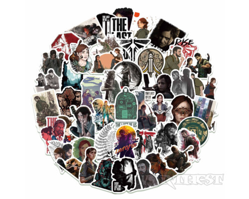 Наклейки The Last of Us 50шт/набор Последние из нас стикеры игровые