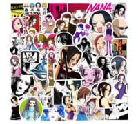 Наклейки Нана 50шт/набор Nana аниме пак стикеры красочные виниловые