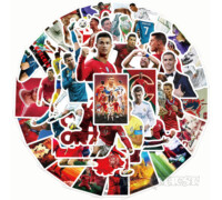 Наклейки Ronaldo 50шт/набор футболист Роналдо винил стикеры футбольные