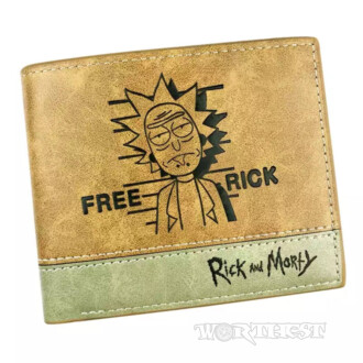 Кошелек Rick and Morty(Рик и Морти) мультфильм портмоне сериал екокожа